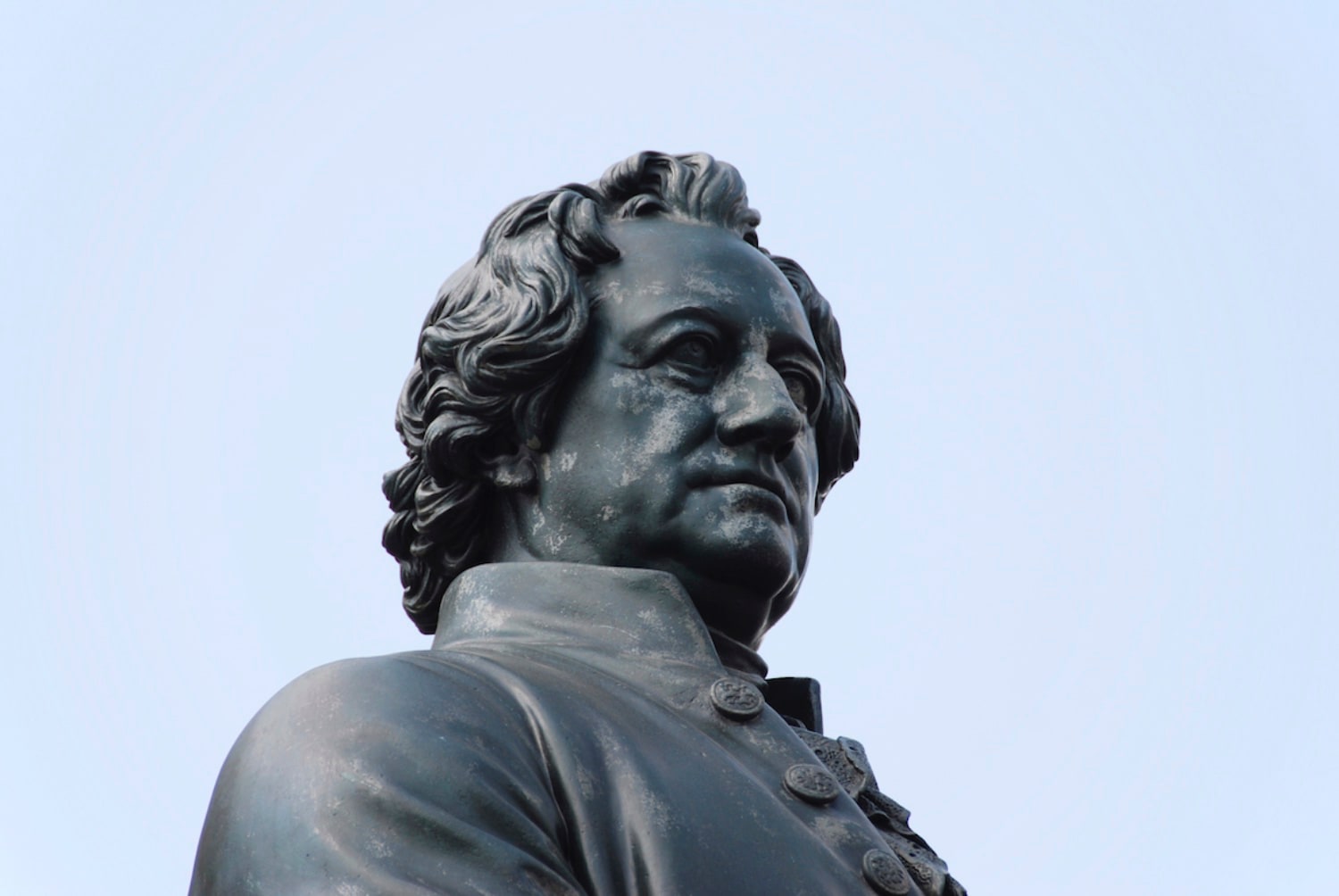 Büste von Johann Wolfgang von Goethe.