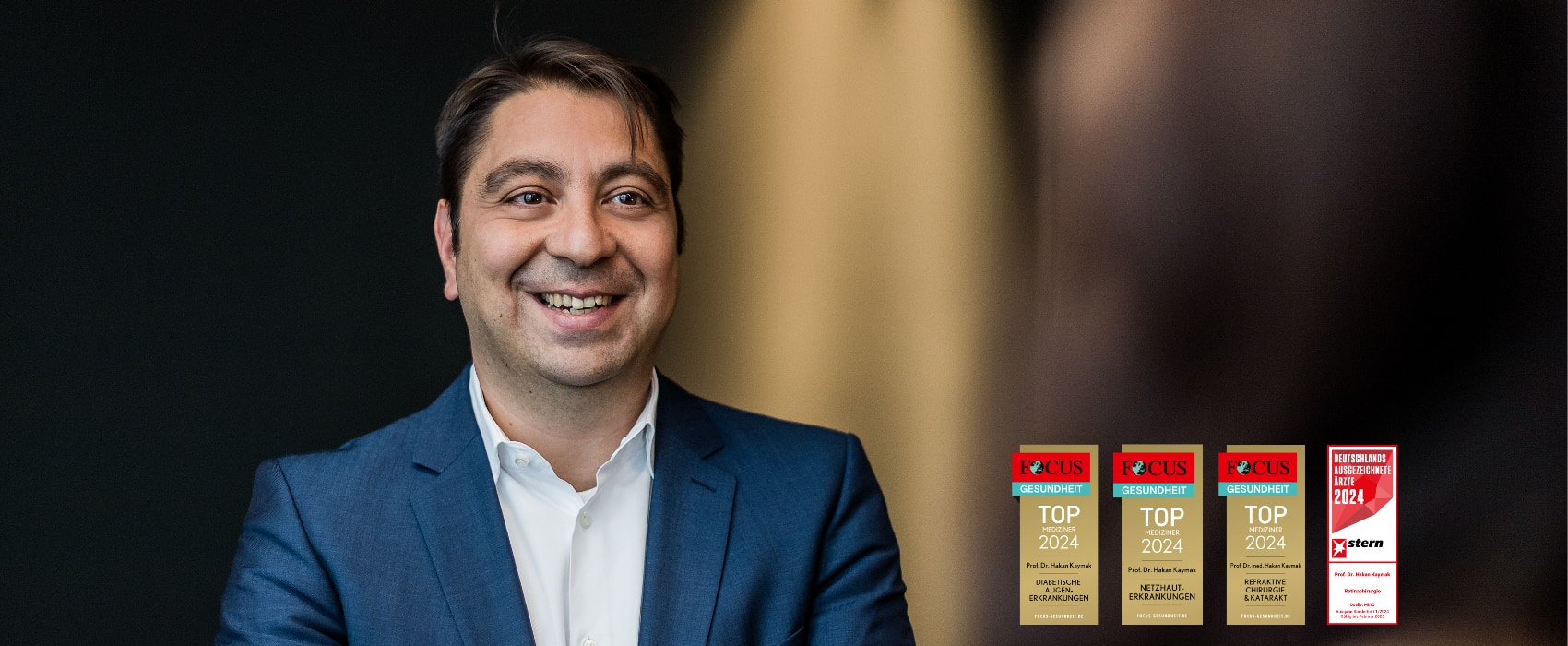 Professor Hakan Kaymak, Augenchirurg aus Düsseldorf.