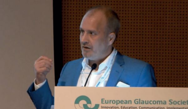 Dr. Klabe beim 15 Symposium der European Glaucoma Society