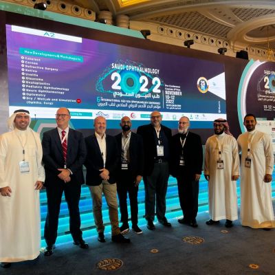 Dr. Klabe beim 34 Saudi Ophthalmology RSOS 2022 Symposium