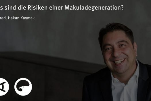 Teaserbild [Vimeo]Dr. Kaymak: Was sind die Risiken einer Makuladegeneration?